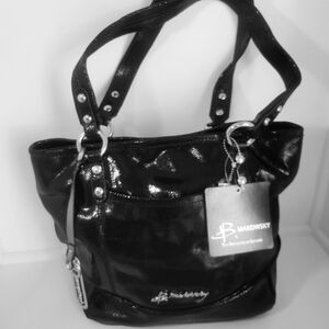 EUC. B Makowsky Large Calfskin Leather Tote